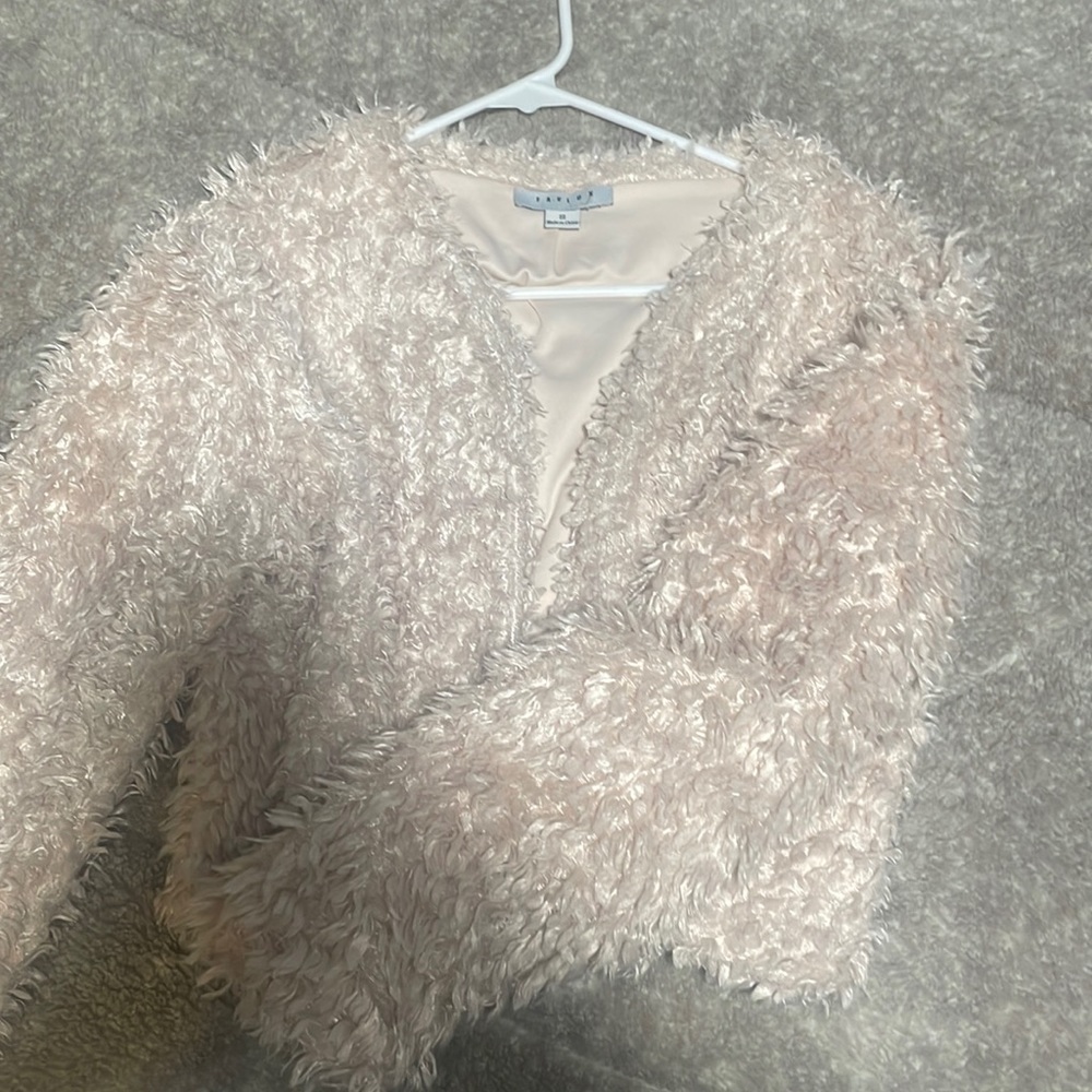 Fuzzy Pink Sweater